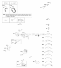 Alternator Ignition Diagram and Parts List for 205337-0317-H1  Briggs and Stratton Engine